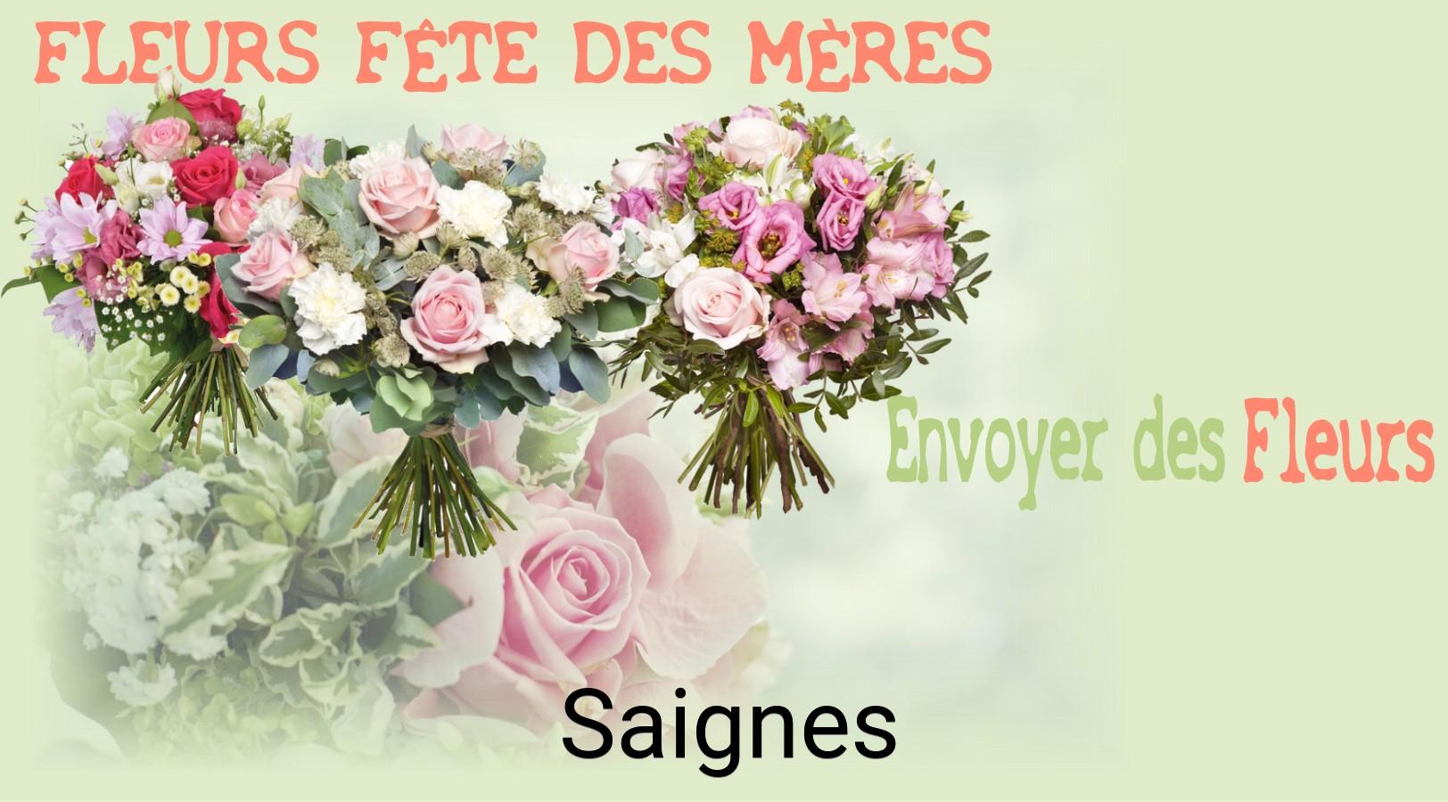 Bouquet de Fête des Mères livré à Saignes